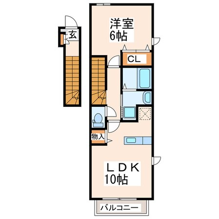 ムーンヒル水前寺の物件間取画像